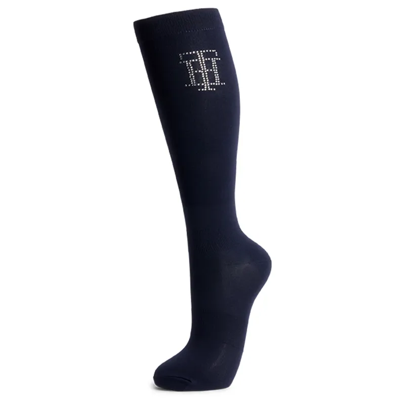 Tommy Hilfiger Women's Rhinestone Summer Socks - Desert Sky